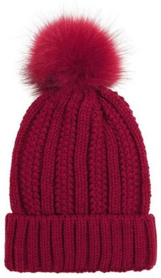     			Babji Maroon Woollen Women's Cap ( Pack of 1 )