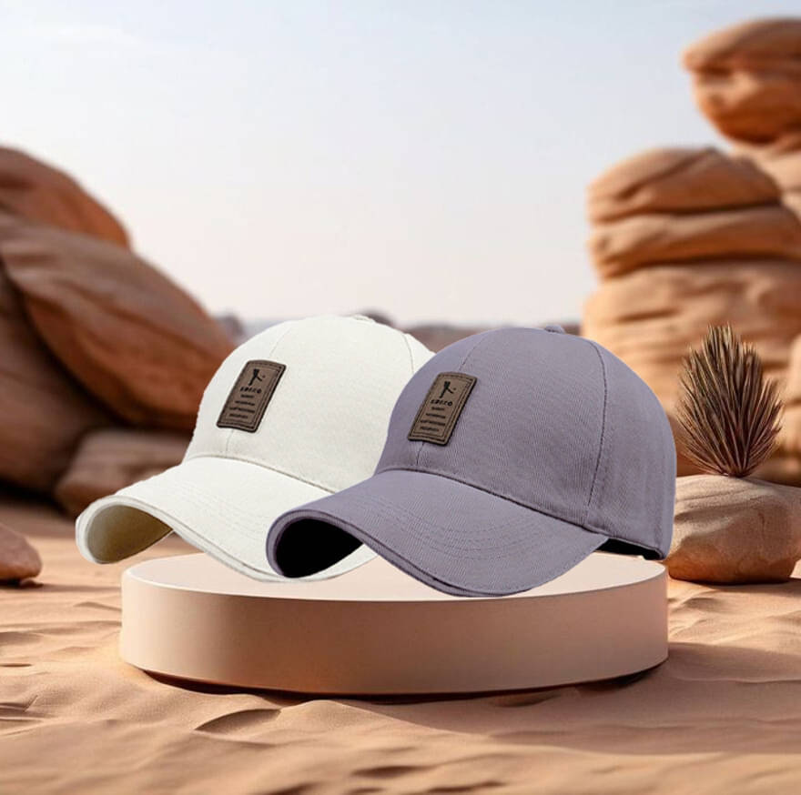     			Babji Multicolor Cotton Blend Women's Cap ( Pack of 2 )