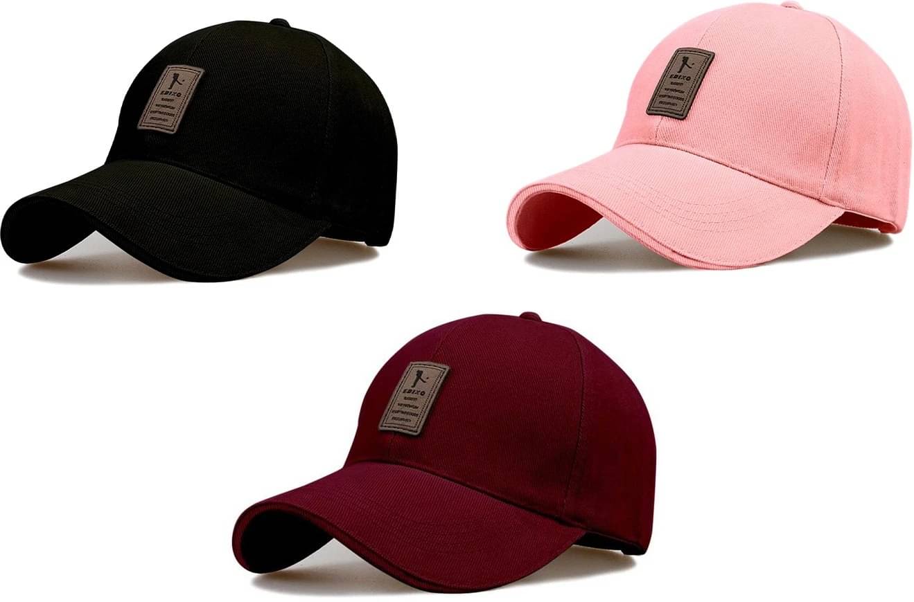     			Babji Multicolor Cotton Women's Cap ( Pack of 3 )