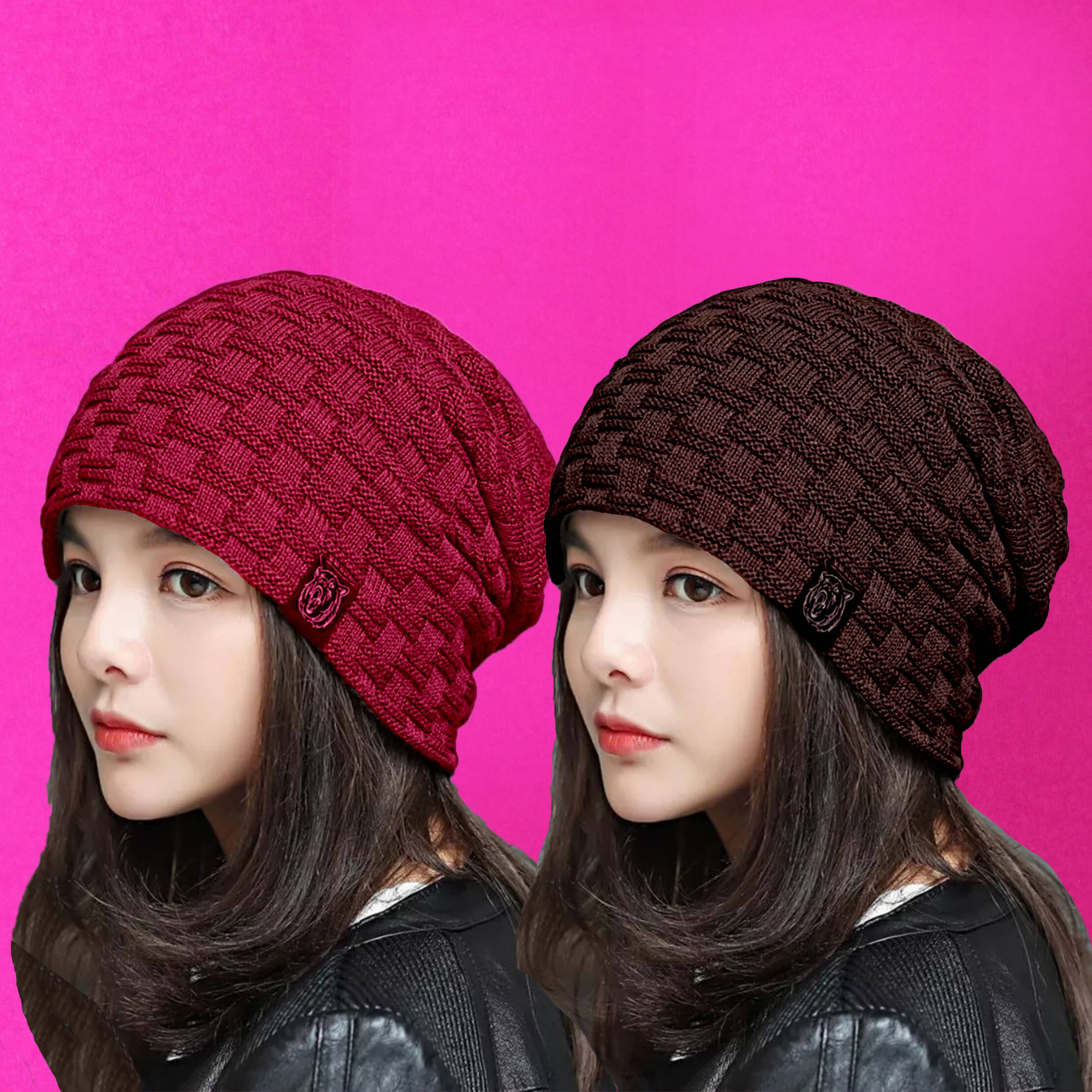 Babji Multicolor Woollen Women's Cap ( Pack of 1 )     			Babji Multicolor Woollen Women's Cap ( Pack of 1 )