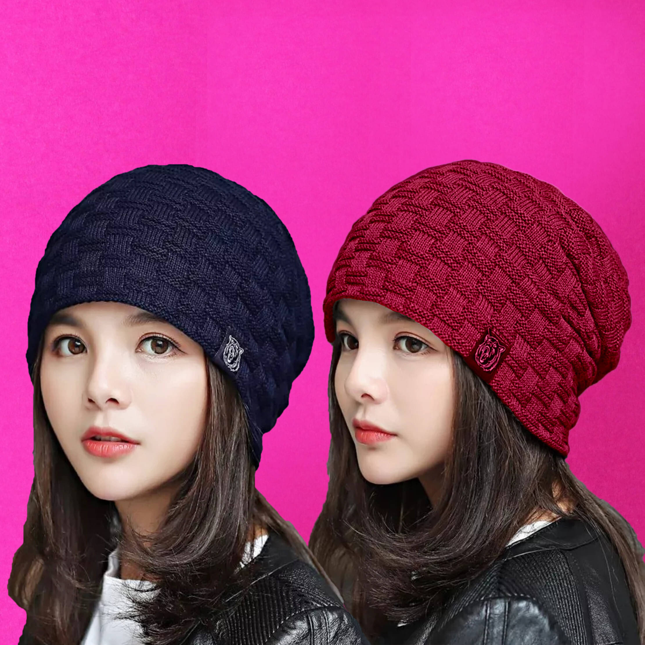 Babji Multicolor Woollen Women's Cap ( Pack of 1 ) Babji Multicolor Woollen Women's Cap ( Pack of 1 )