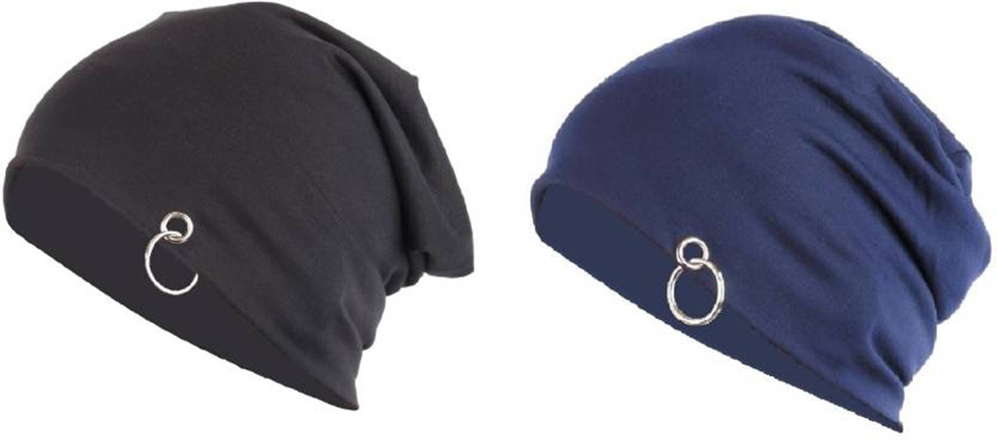 Babji Pack of 2 Cotton Blend Men's Cap ( Black ) Babji Pack of 2 Cotton Blend Men's Cap ( Black )
