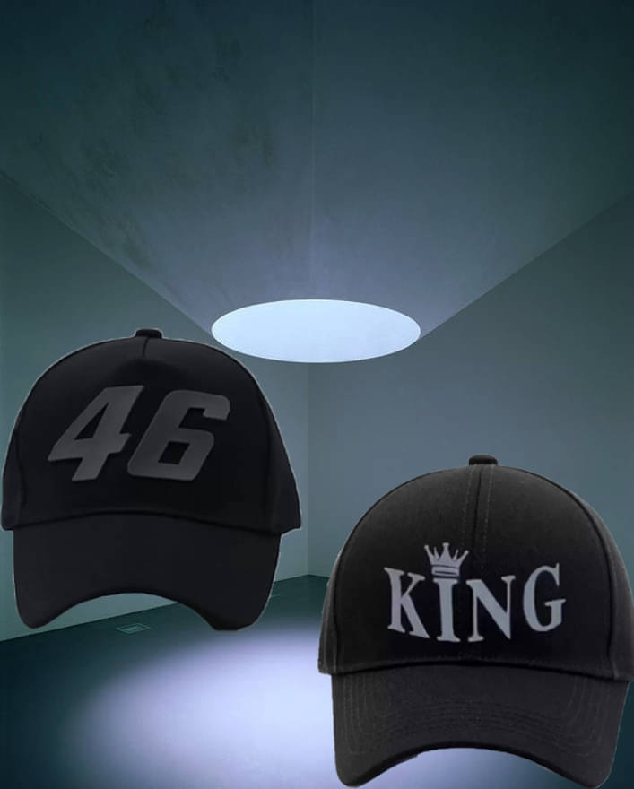     			Babji Pack of 2 Cotton Blend Men's Cap ( Black )