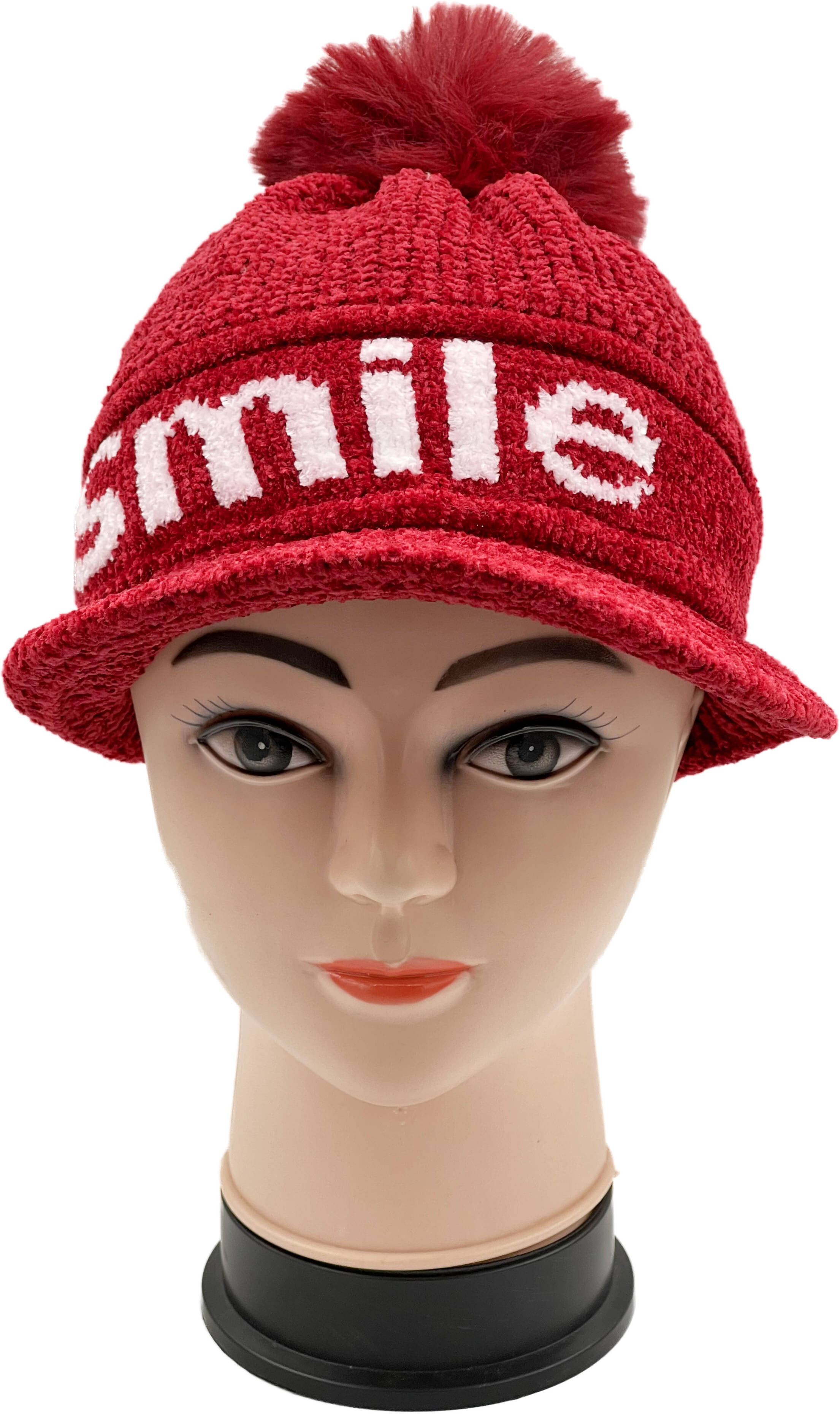     			Babji Red Woollen Women's Cap ( Pack of 1 )