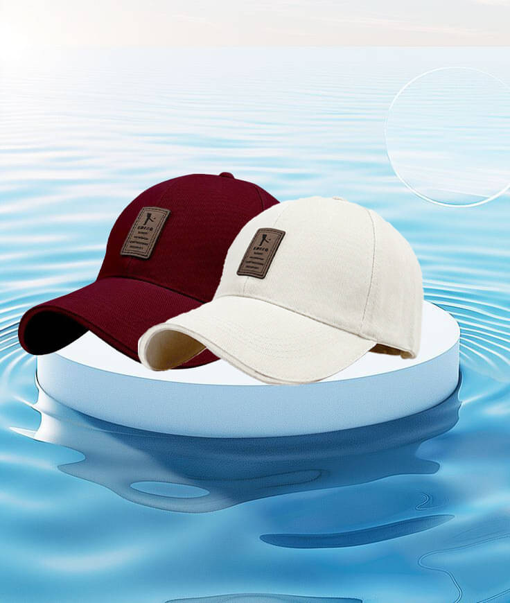     			Babji White Cotton Blend Women's Cap ( Pack of 2 )