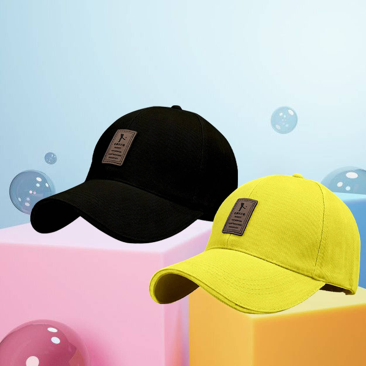 Babji Yellow Cotton Blend Women's Cap ( Pack of 2 )     			Babji Yellow Cotton Blend Women's Cap ( Pack of 2 )