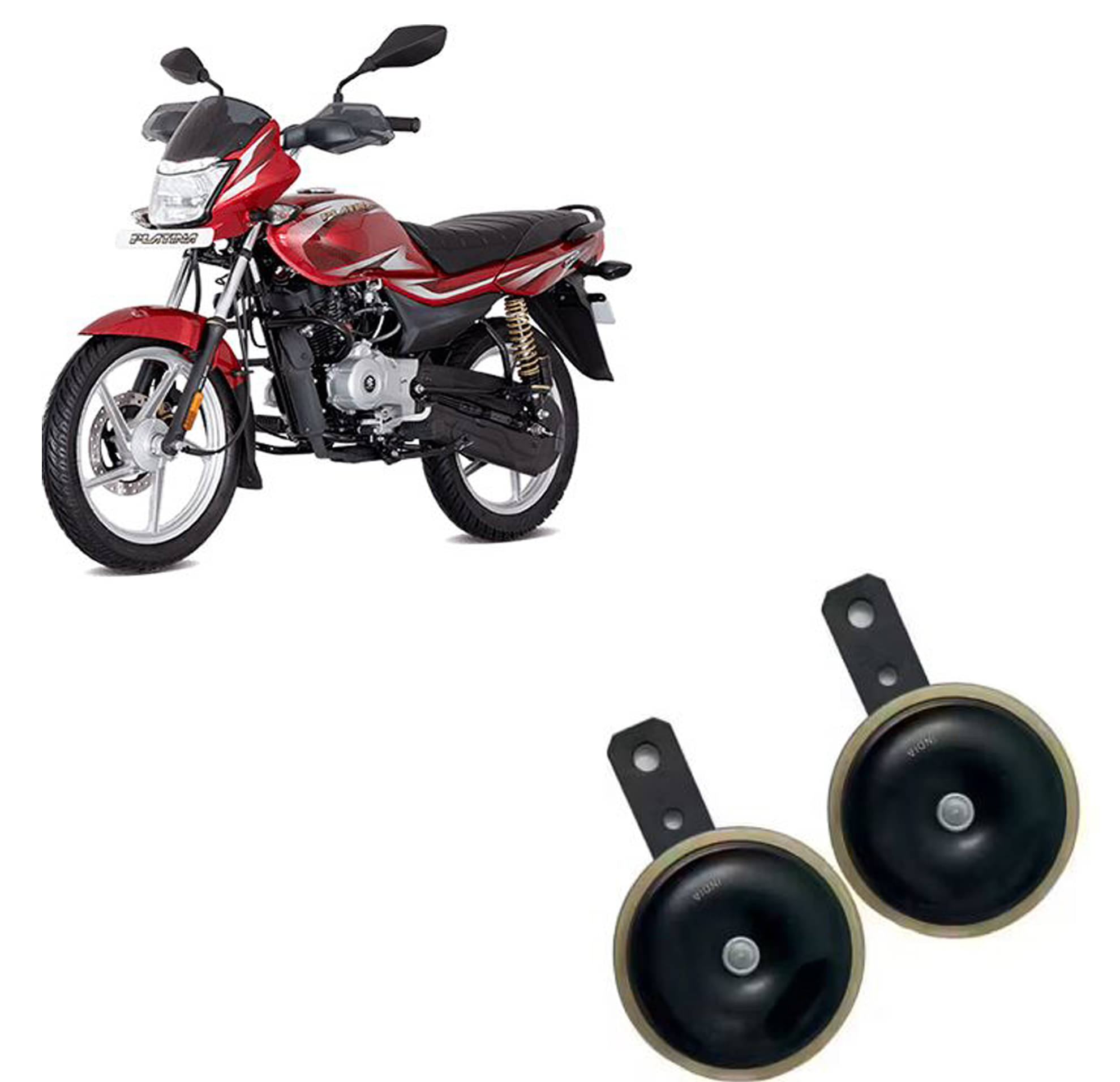     			CREATOR Horn For Two Wheelers Only - Set of 2 (High & Low Tone)