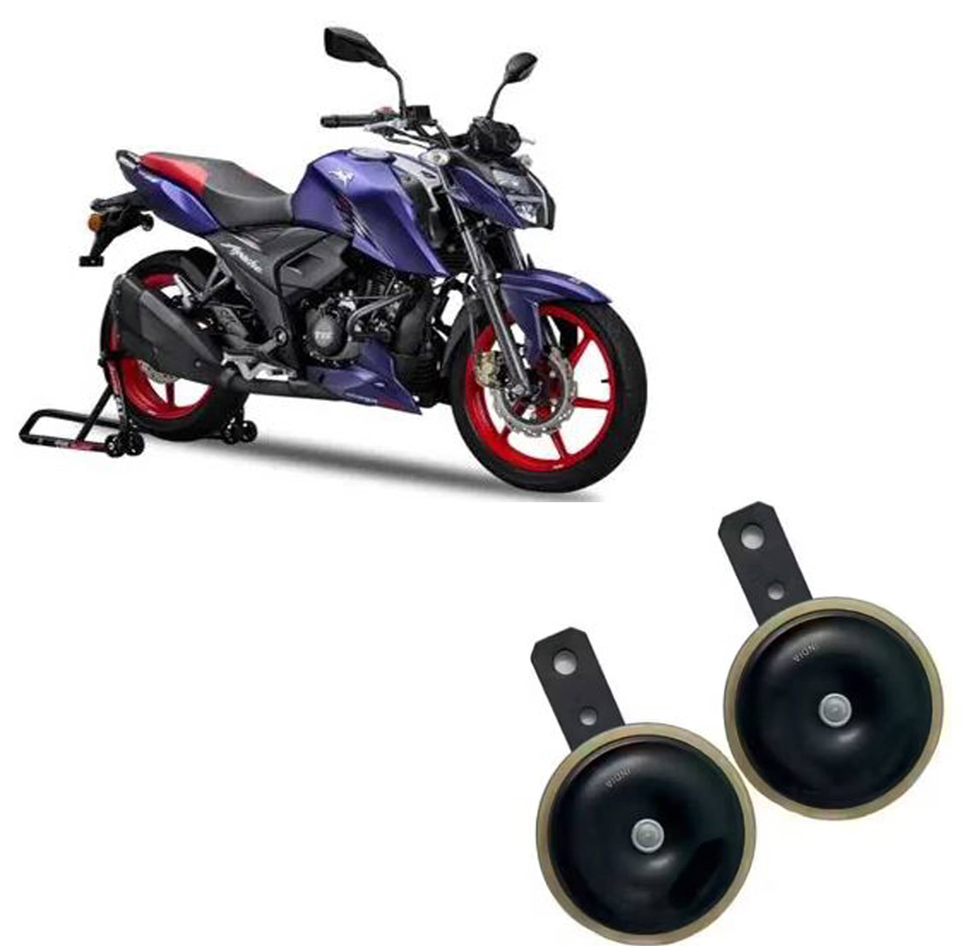 CREATOR Horn For Two Wheelers Only - Set of 2 (High & Low Tone) CREATOR Horn For Two Wheelers Only - Set of 2 (High & Low Tone)