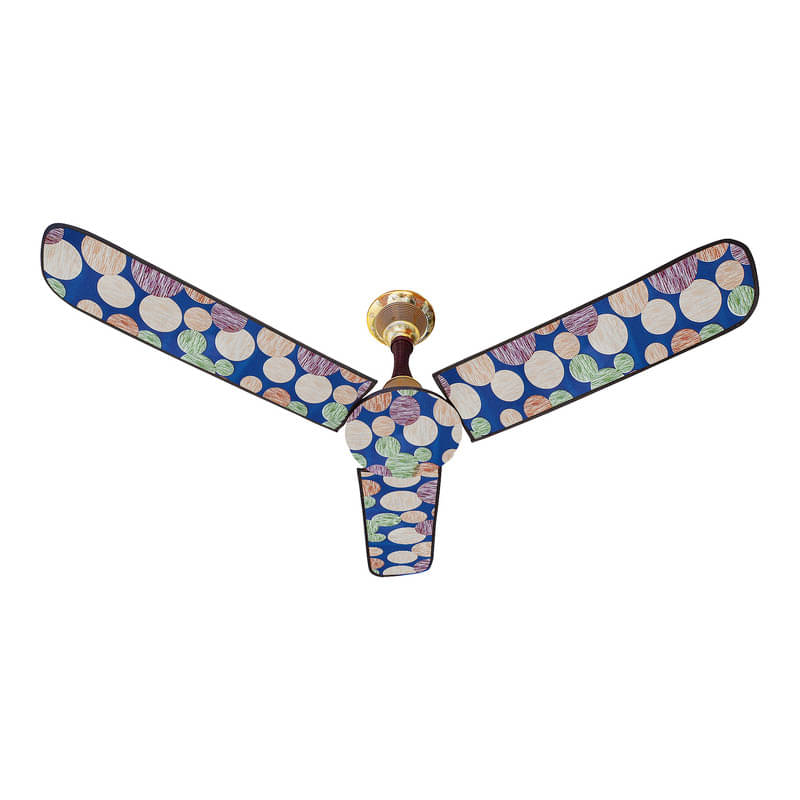     			Dream Care Single PVC Blue Fan Cover