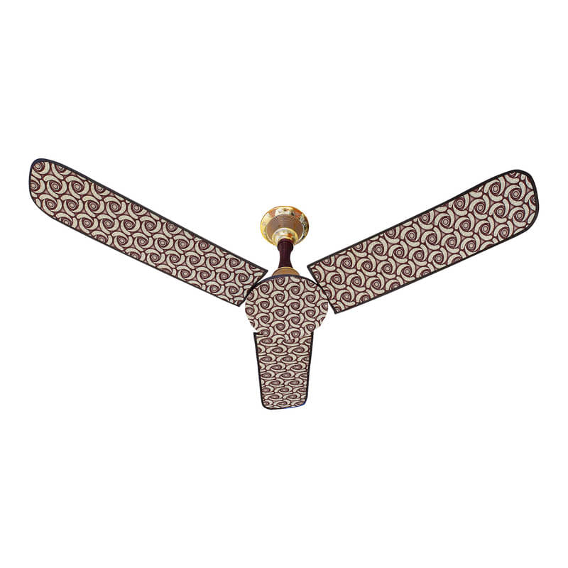     			Dream Care Single PVC Brown Fan Cover
