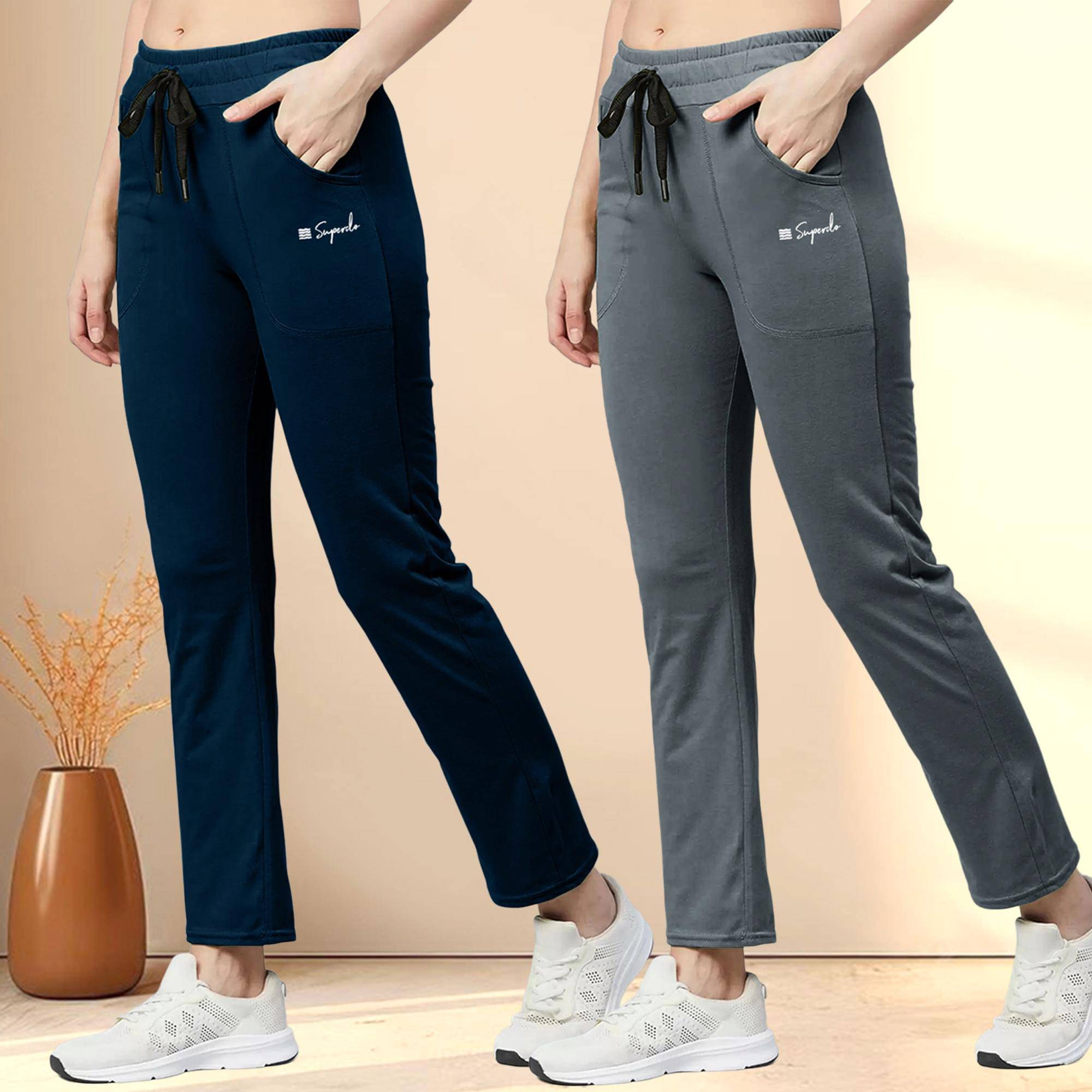     			Ethnic Basket Women Cotton Casual Trousers ( Multicolor 1 )