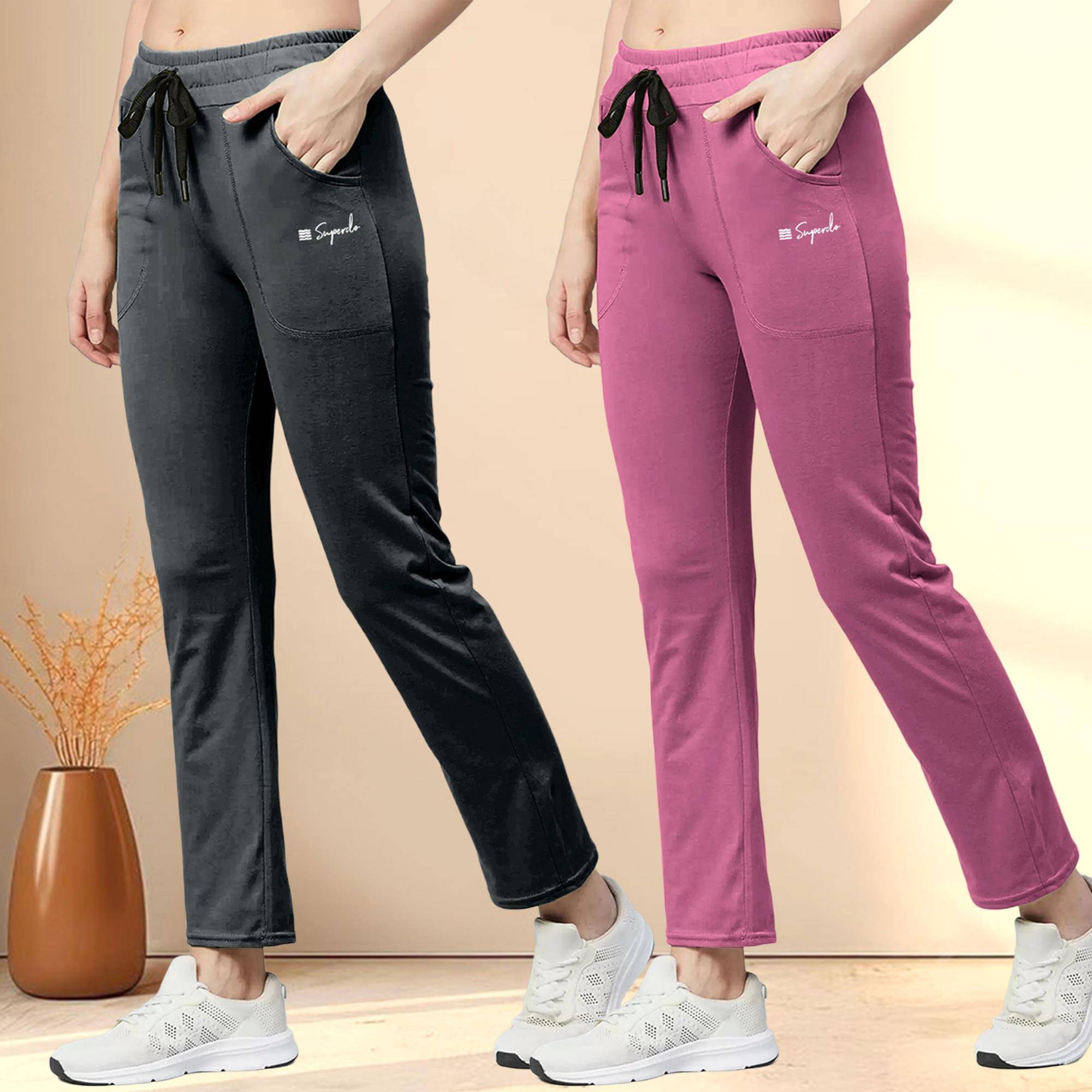     			Ethnic Basket Women Cotton Casual Trousers ( Multicolor 1 )