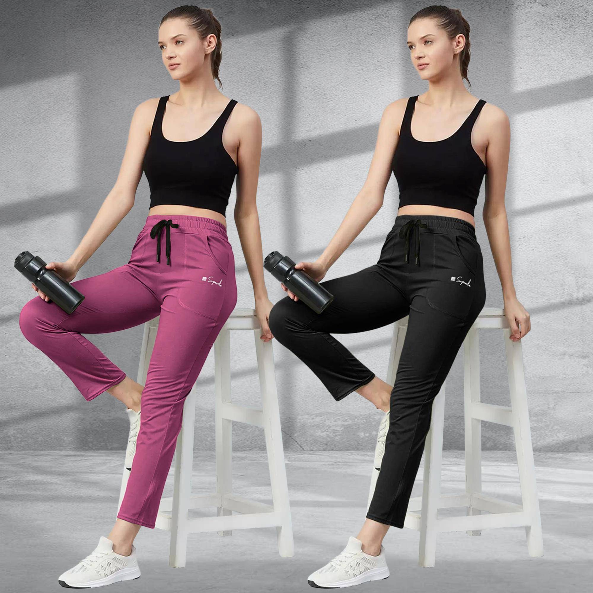     			Ethnic Basket Women Cotton Casual Trousers ( Multicolor )