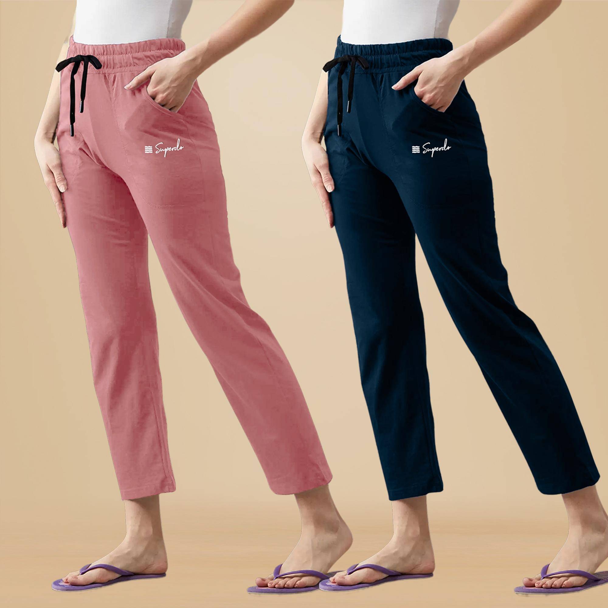     			Ethnic Basket Women Cotton Casual Trousers ( Multicolor 1 )
