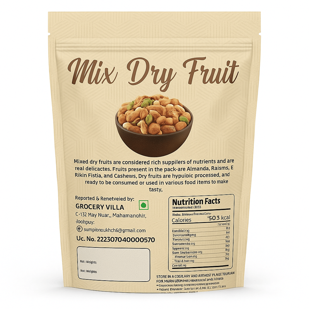     			GROCERY VILLA Mixed Fruits 1 kg