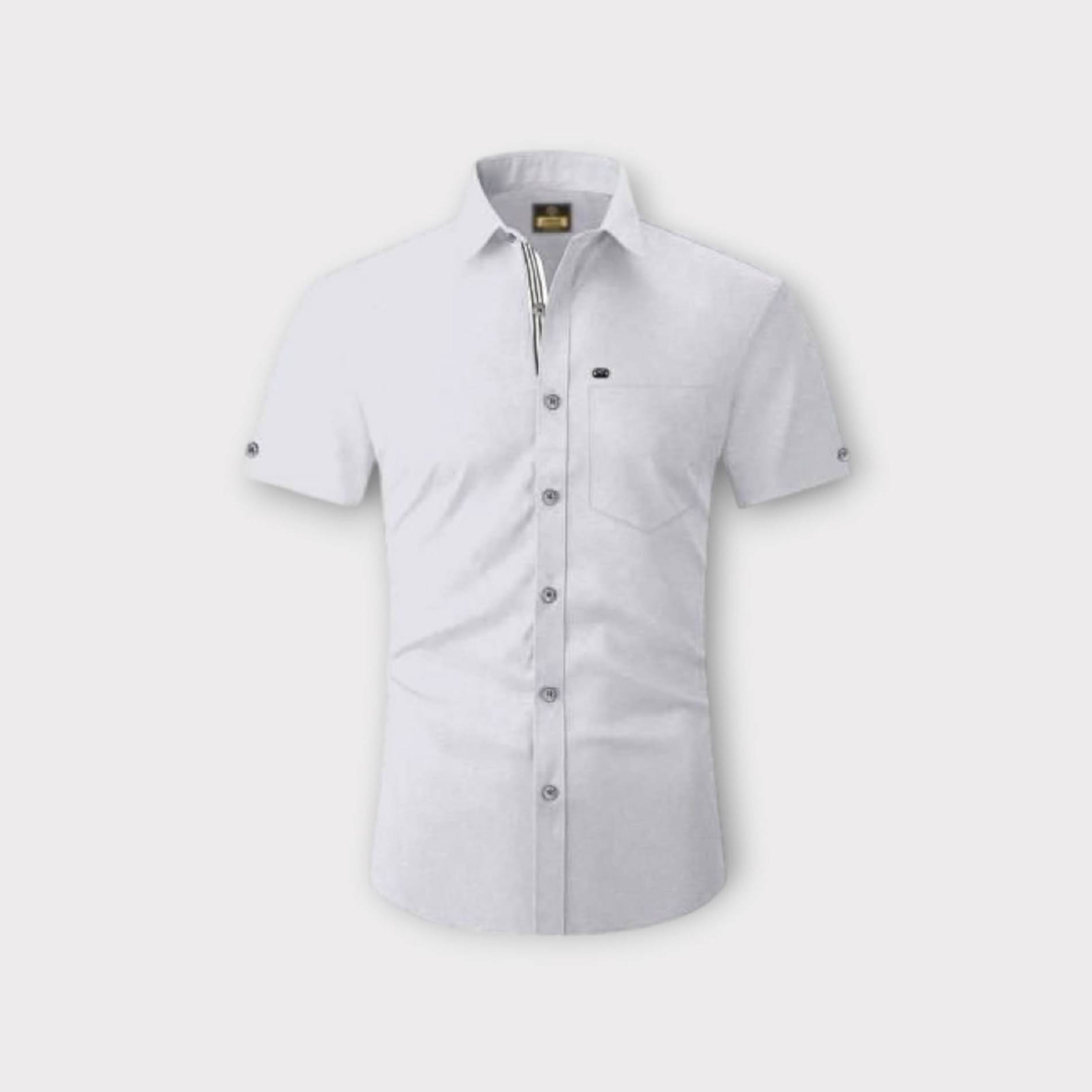 J V Brothers Cotton Blend Regular Fit Half Sleeves Men's Formal Shirt - White ( Pack of 1 ) J V Brothers Cotton Blend Regular Fit Half Sleeves Men's Formal Shirt - White ( Pack of 1 )