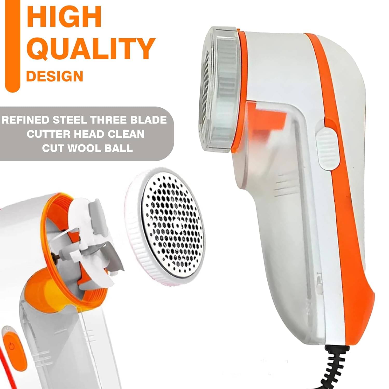     			Nova Fabric Shaver | Electric Lint Remover with 6-Leaf Blades | Sweater Shaver for Clothes, Couch & Furniture