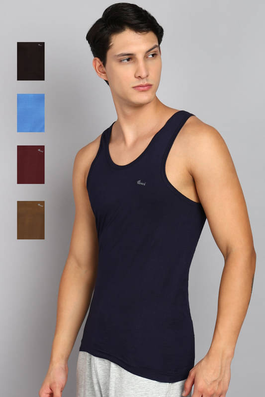 Renox Pack of 5 Cotton Tank For Men ( Multicolor ) Renox Pack of 5 Cotton Tank For Men ( Multicolor )