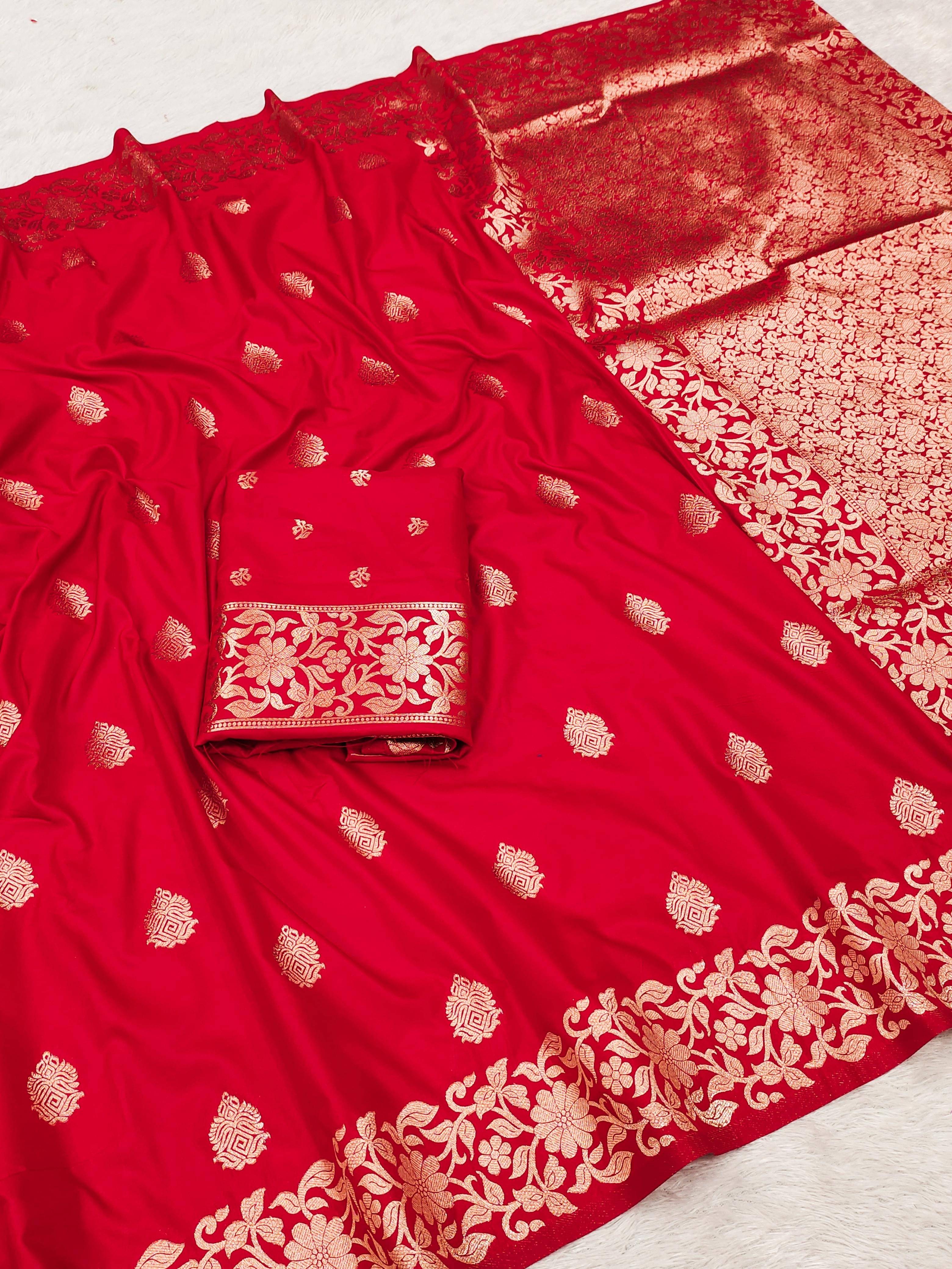 THE PRIVATE LABLE Viscose Printed Regular Saree With Unstitched Blouse Piece ( Red ) THE PRIVATE LABLE Viscose Printed Regular Saree With Unstitched Blouse Piece ( Red )