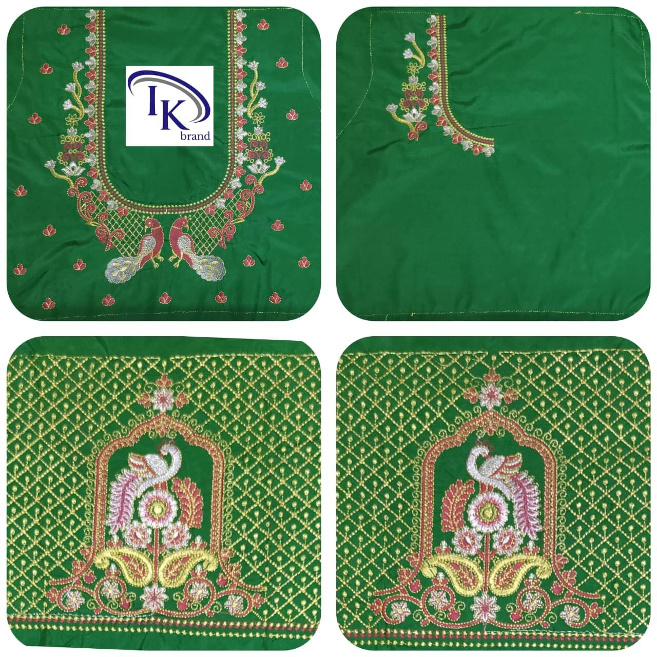 The White Rabbit Cotton Unstitched Unstitched Women's Blouse ( Green ) The White Rabbit Cotton Unstitched Unstitched Women's Blouse ( Green )