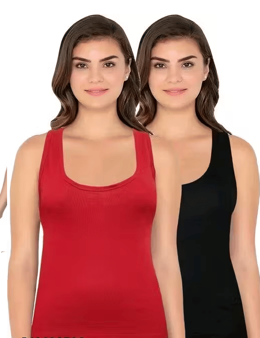     			Titzzcov Women Cotton Camisoles ( Multicolor )