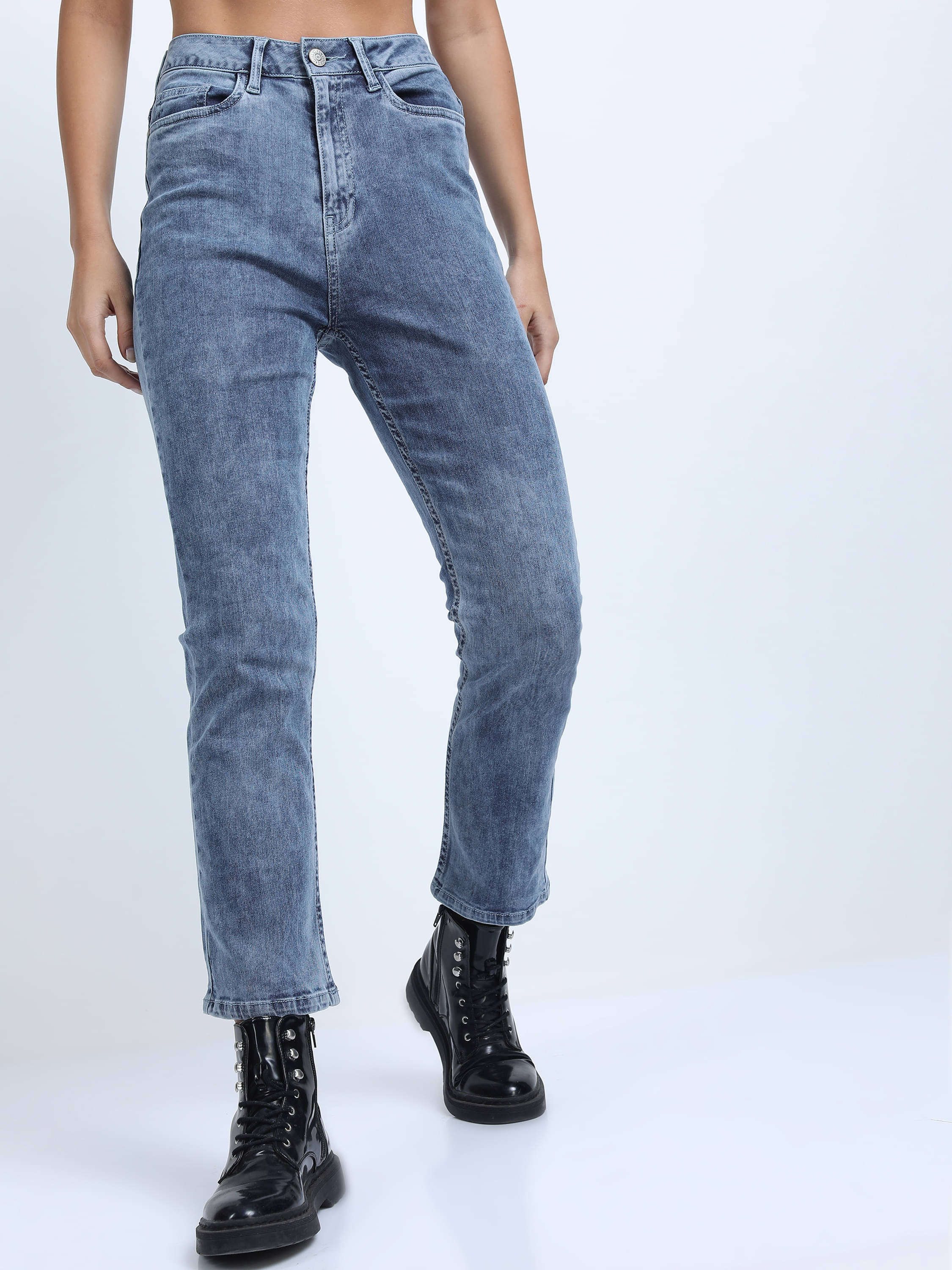     			Tokyo Talkies Women's Slim Fit Mid-Rise Jeans ( Blue )
