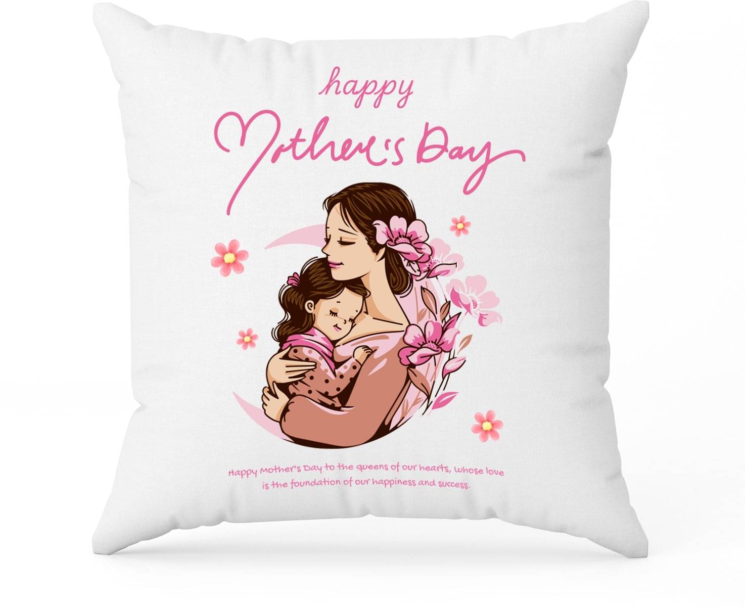     			Vihaan Fashions Set of 1 Polyester Graphic Square Cushion Cover (30X30)cm - Multi