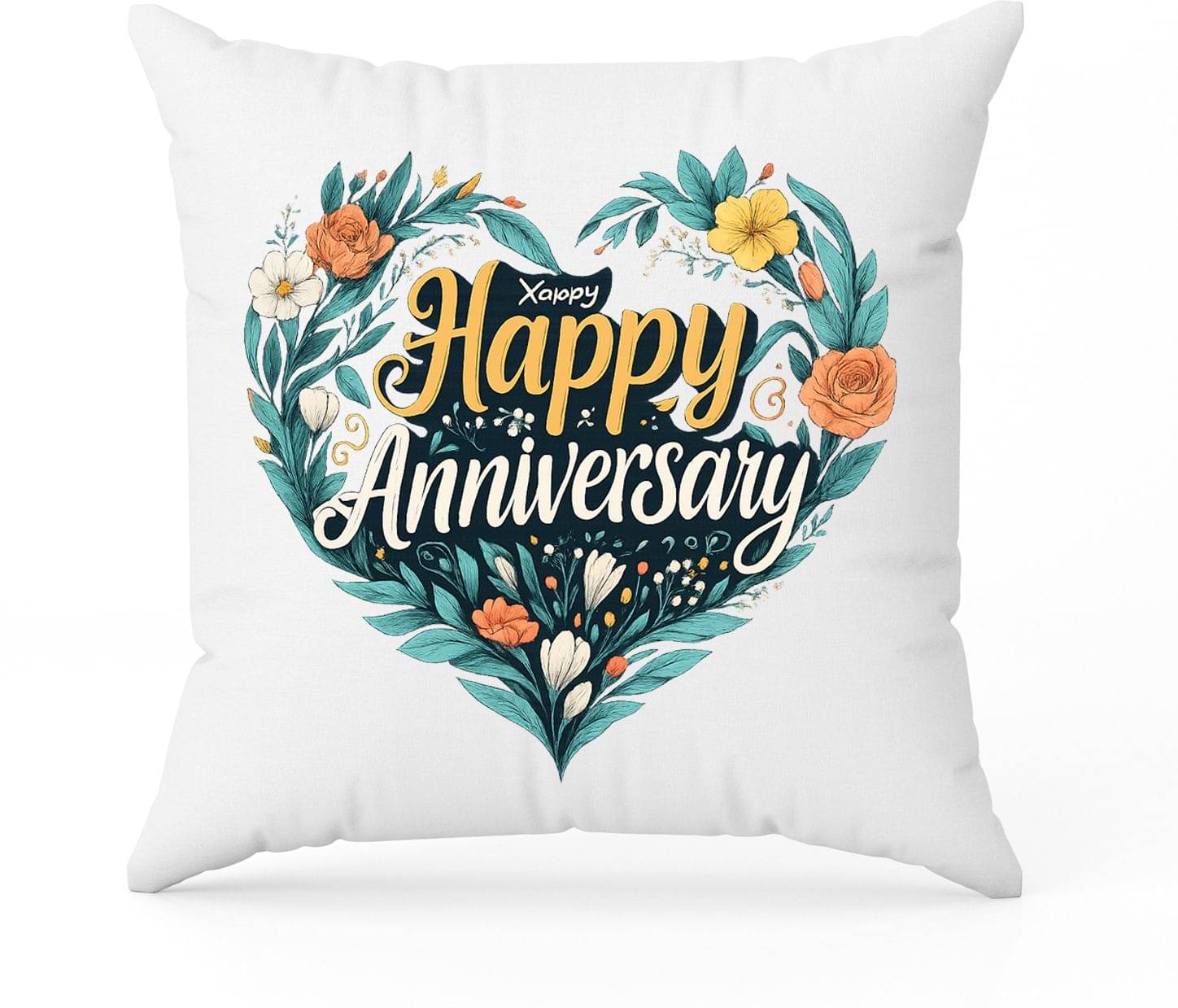 Vihaan Fashions Set of 1 Polyester Graphic Square Cushion Cover (30X30)cm - Multi Vihaan Fashions Set of 1 Polyester Graphic Square Cushion Cover (30X30)cm - Multi