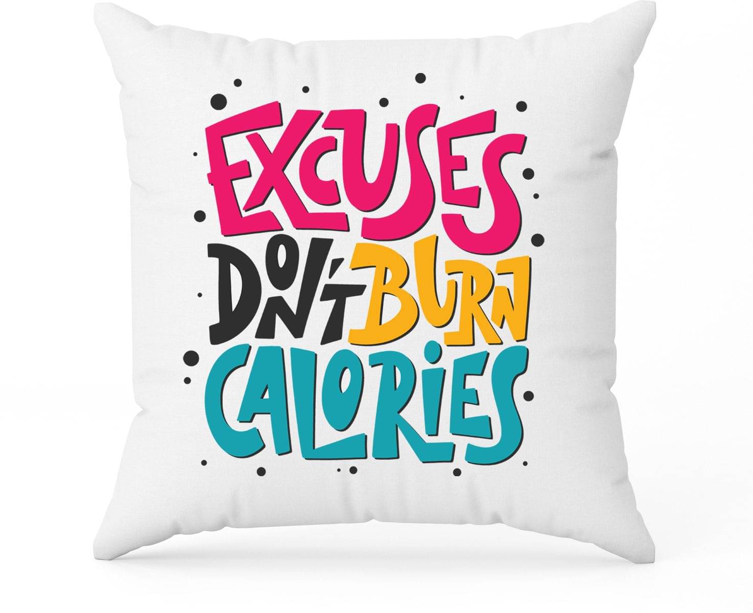     			Vihaan Fashions Set of 1 Polyester Graphic Square Cushion Cover (30X30)cm - Multi