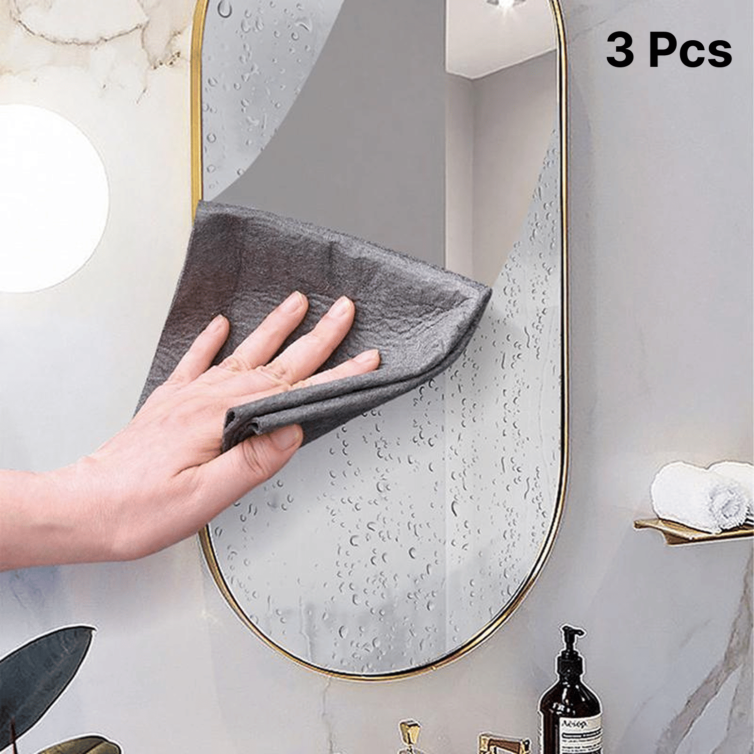 3 Pcs Microfiber Magic Cleaning Cloth Glass Wiping Rags No Trace Cleaning Dish Cloth Tableware 3 Pcs Microfiber Magic Cleaning Cloth Glass Wiping Rags No Trace Cleaning Dish Cloth Tableware