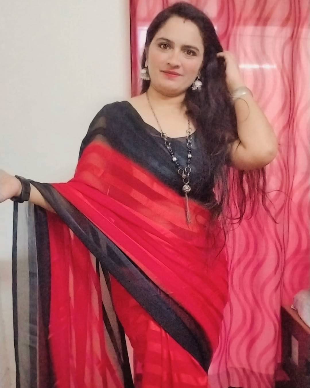 ANAND SAREES Georgette Embellished Ilkal Saree With Unstitched Blouse Piece ( Black )     			ANAND SAREES Georgette Embellished Ilkal Saree With Unstitched Blouse Piece ( Black )