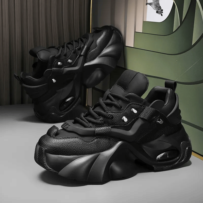     			Akiko Shadow Pulse X1 Black Men's Sneakers