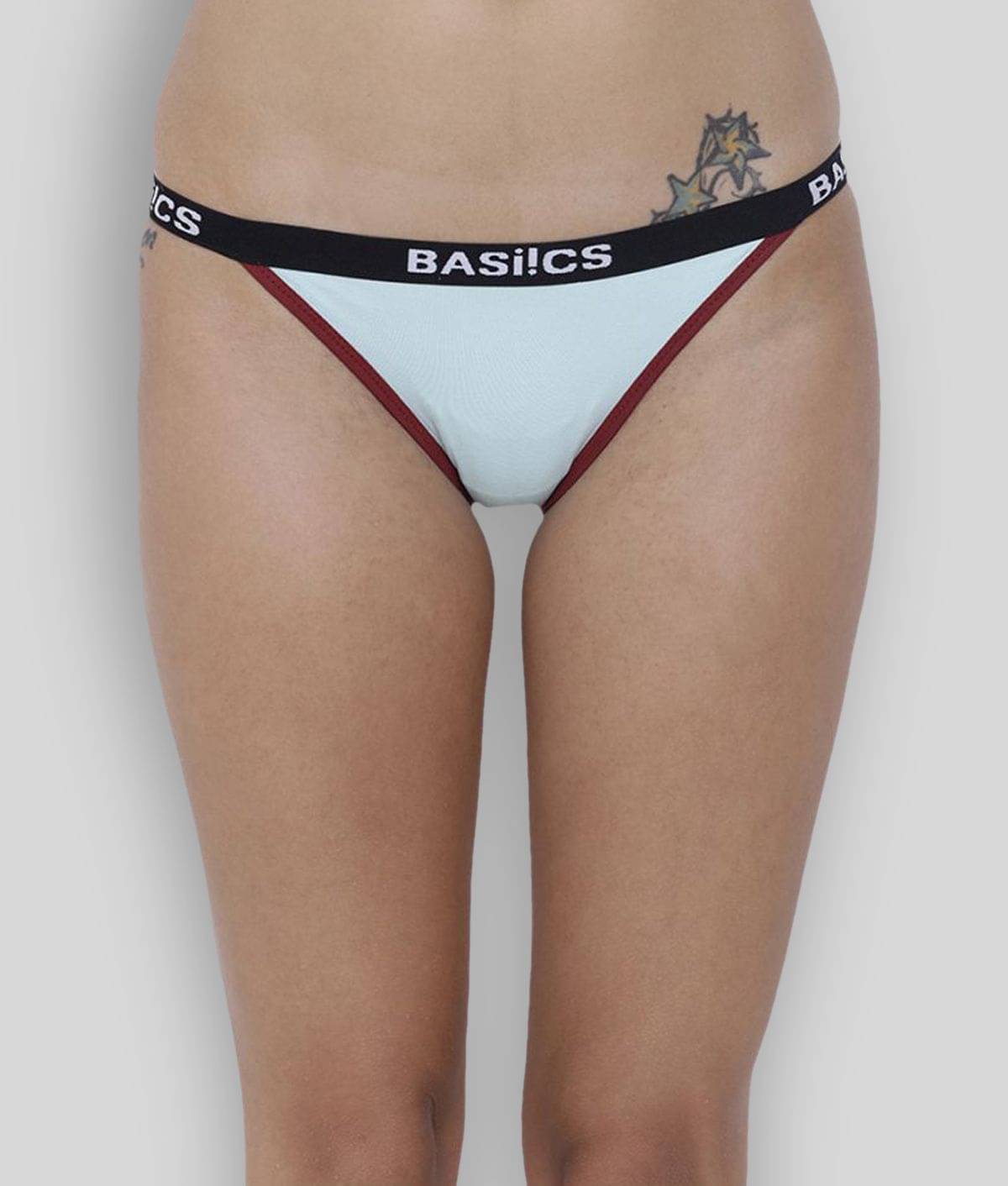     			BASIICS By La Intimo Cotton Lycra Briefs ( Green , Pack of 1 )