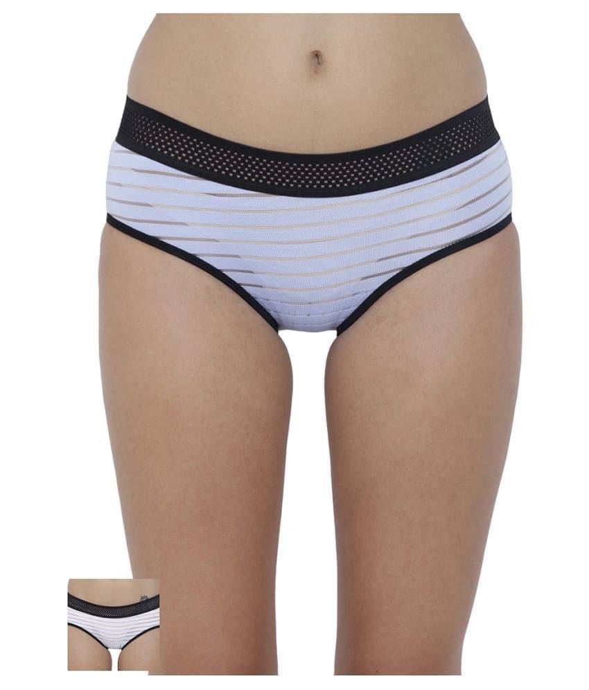     			BASIICS By La Intimo Polyester Briefs ( Multi Color , Pack of 2 )