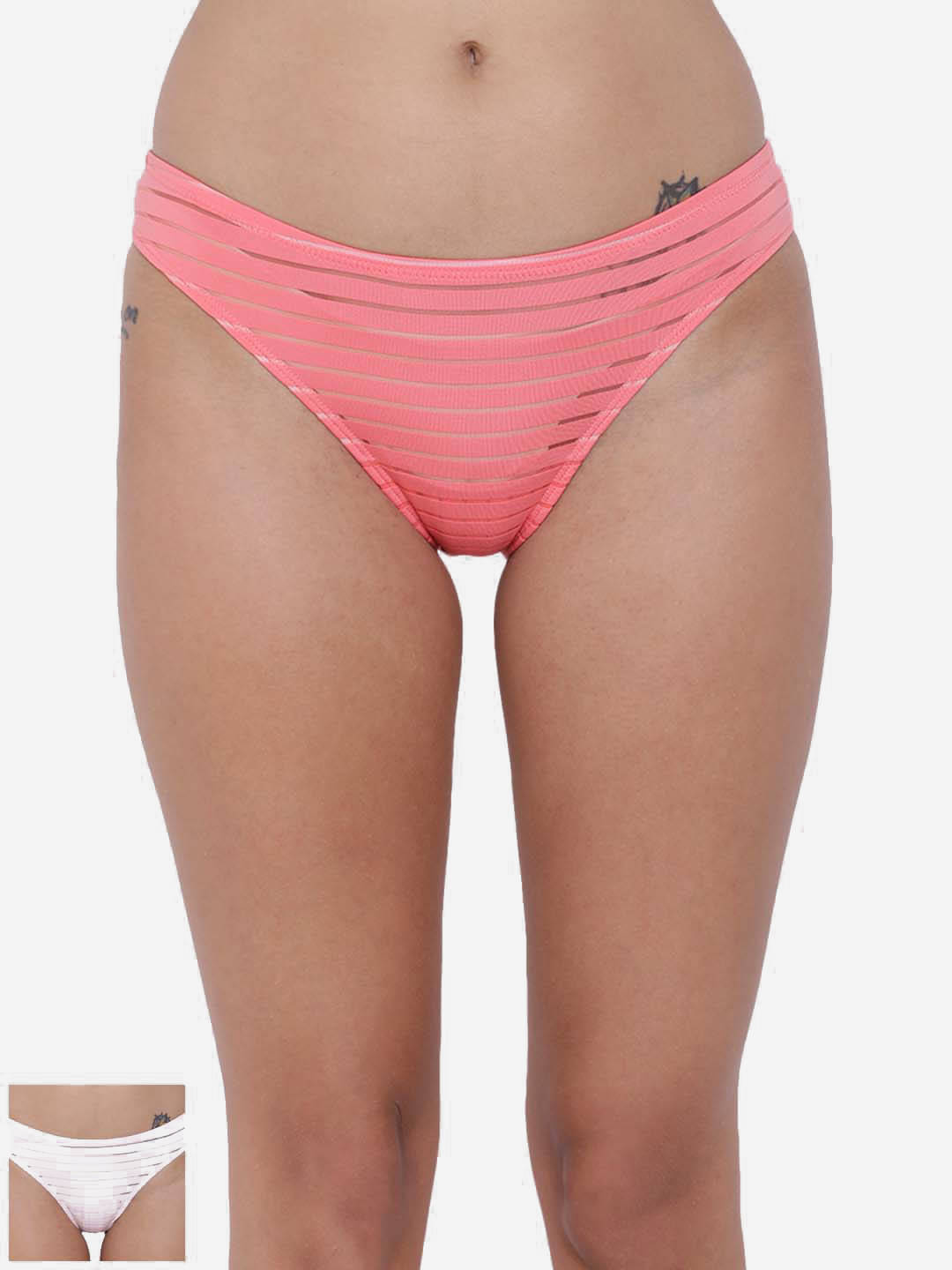     			BASIICS By La Intimo Polyester Briefs ( Multi Color , Pack of 2 )