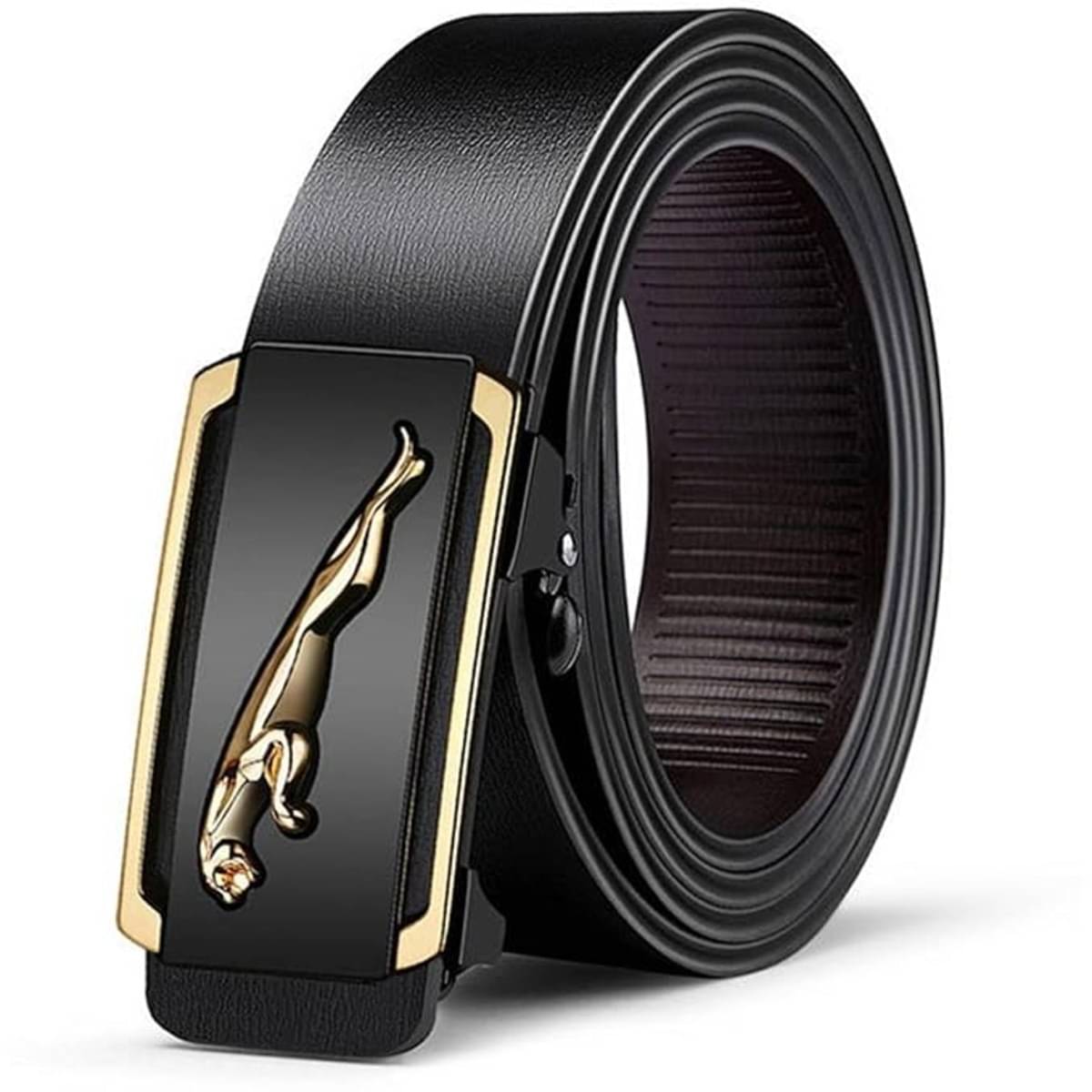     			BAYEMA - Gold Synthetic Men's Formal Belt ( Pack of 1 )