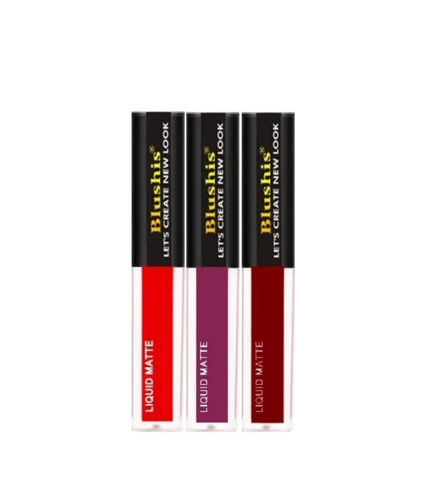 BLUSHIS All Day Long Waterproof Multicolor Matte Liquid Lipstick BLUSHIS All Day Long Waterproof Multicolor Matte Liquid Lipstick