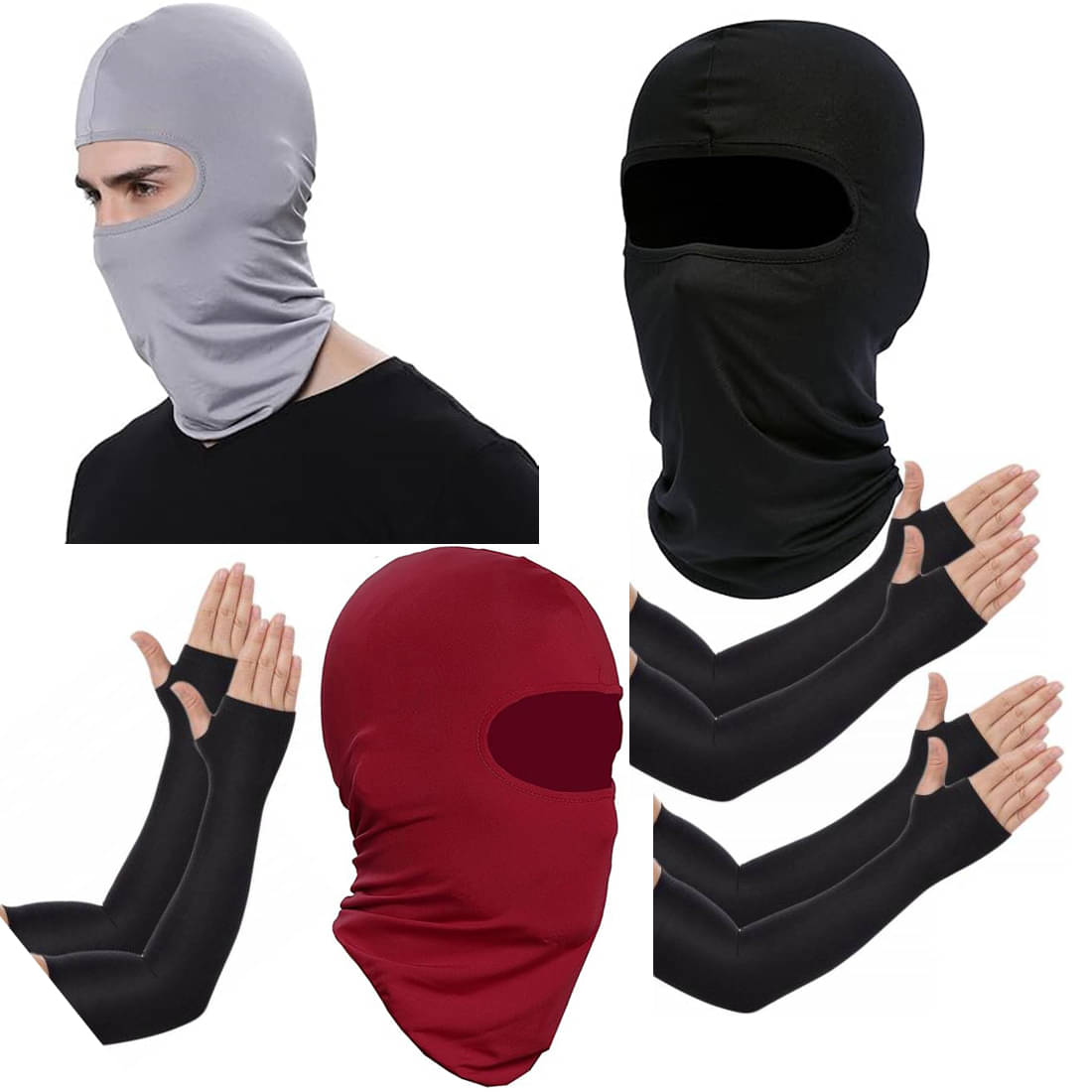     			Ben Toi Multicolour Polyester Anti Pollution Mask ( Pack of 3 )