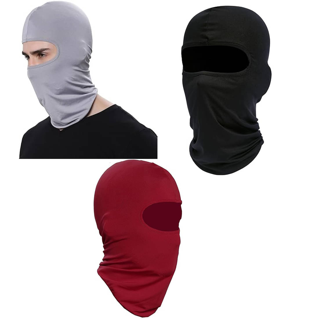     			Ben Toi Multicolour Polyester Anti Pollution Mask ( Pack of 3 )