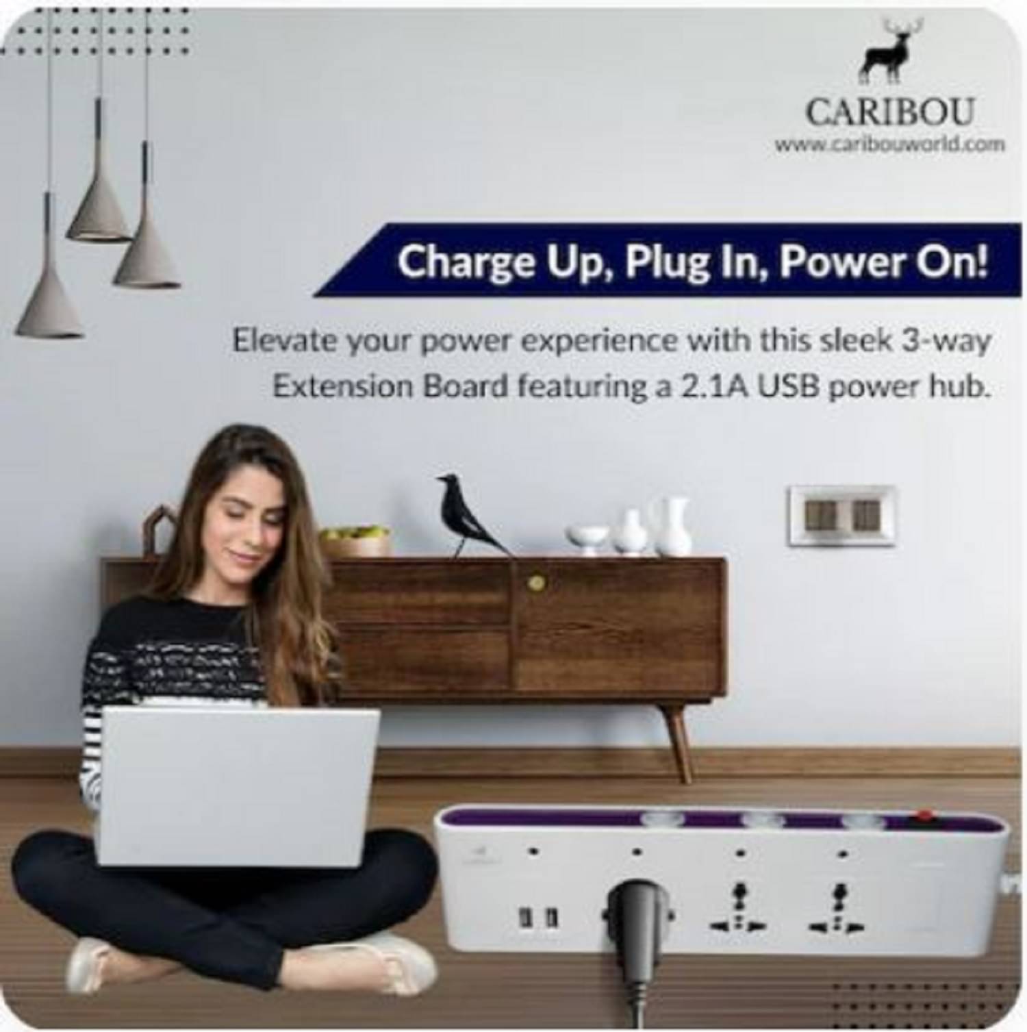     			CARIBOU 3 Socket Extension Board