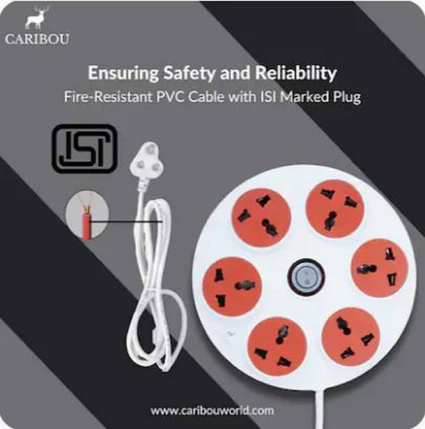     			CARIBOU 6 Socket Extension Board