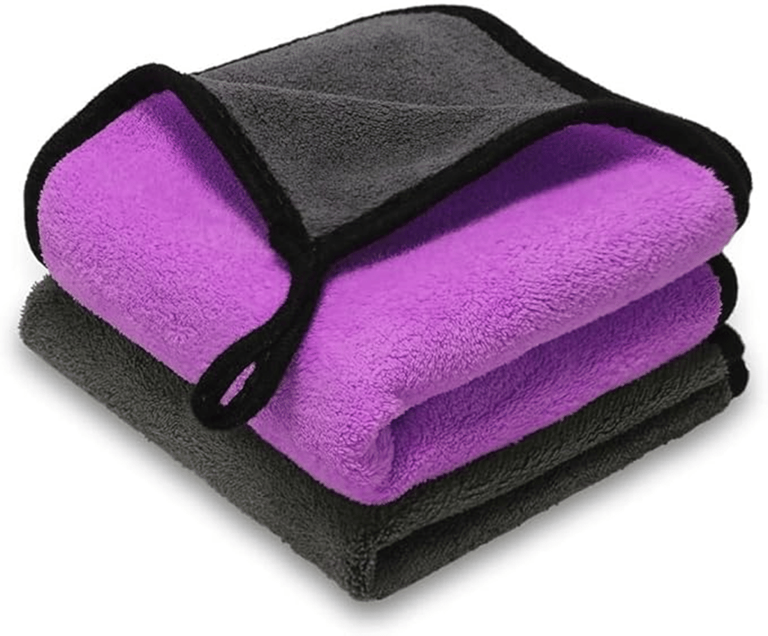     			CIS Microfiber Towel 40x40 cm 500 GSM (Purple) – Super Absorbent Cleaning Cloths for Car, Home, Kitchen, Face & Electronics – Lint-Free & Reusable (Pack of 4)