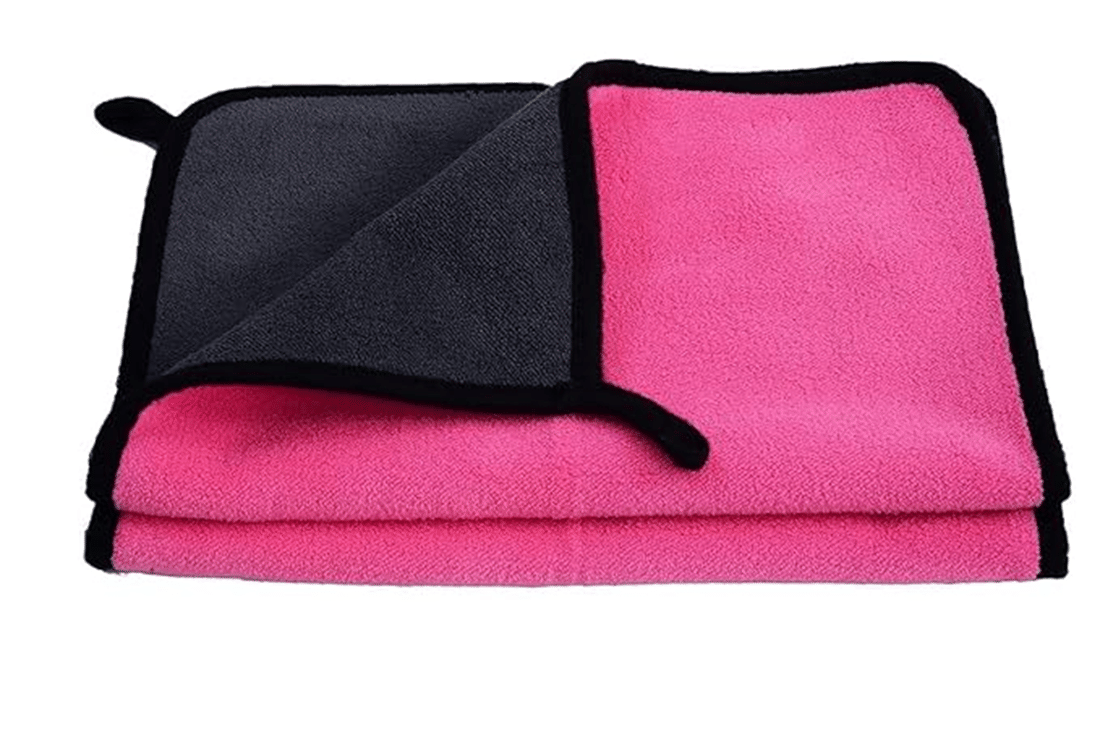     			CIS Microfiber Towel 40x40 cm 800 GSM (Pink) – Super Absorbent Cleaning Cloths for Car, Home, Kitchen, Face & Electronics – Lint-Free & Reusable (Pack of 4)
