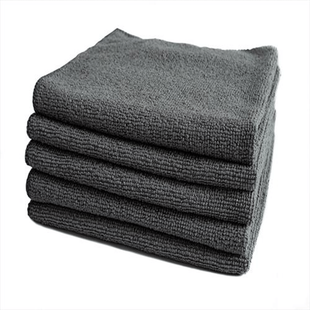     			CIS Microfiber Towel 40x40 cm 350 GSM (Grey) – Super Absorbent Cleaning Cloths for Car, Home, Kitchen, Face & Electronics – Lint-Free & Reusable (Pack of 4)