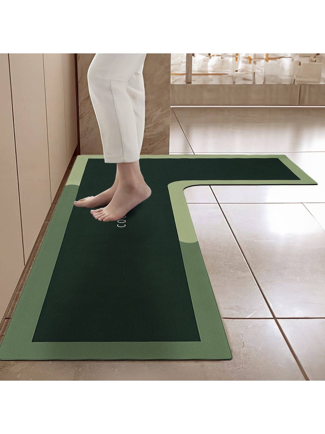     			Cortina Multi Rubber Rectangular Floor Mat ( Pack of 1 )
