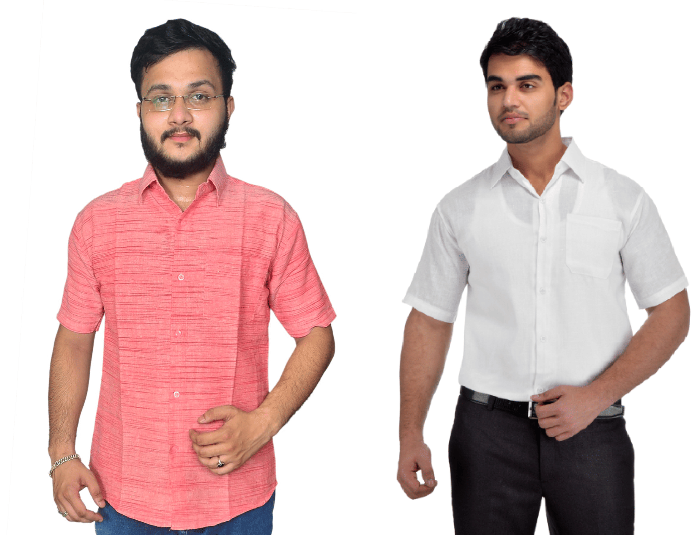 DESHBANDHU DBK Cotton Regular Fit Half Sleeves Men's Formal Shirt - Multi ( Pack of 2 ) DESHBANDHU DBK Cotton Regular Fit Half Sleeves Men's Formal Shirt - Multi ( Pack of 2 )