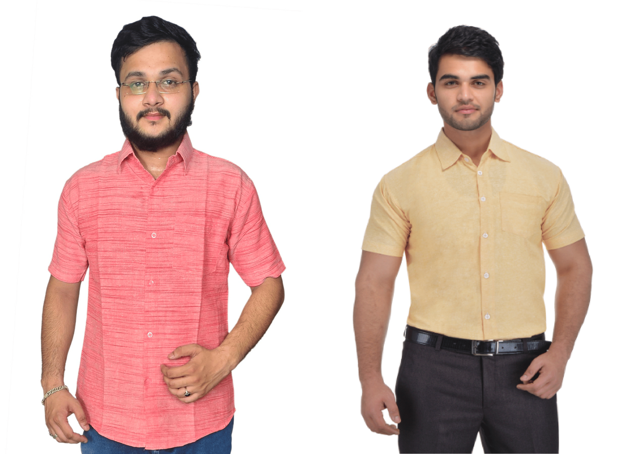 DESHBANDHU DBK Cotton Regular Fit Half Sleeves Men's Formal Shirt - Multi ( Pack of 2 ) DESHBANDHU DBK Cotton Regular Fit Half Sleeves Men's Formal Shirt - Multi ( Pack of 2 )