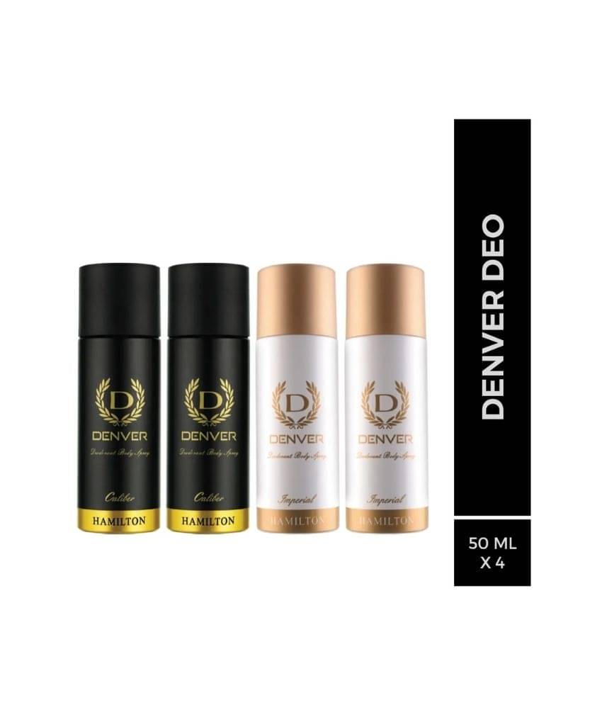     			Denver Deodorant Deodorant Spray & Perfume for Men 50 ml ( Pack of 4 )
