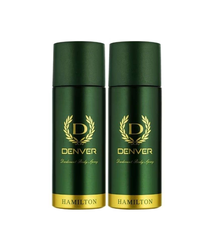 Denver Hamilton Long Lasting Deodorant Spray For Men 150 ml Each (Pack of 2) Denver Hamilton Long Lasting Deodorant Spray For Men 150 ml Each (Pack of 2)