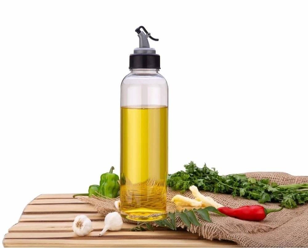 Dreamy Delights Oil Dispenser 1000ml Plastic Transparent Oil Container ( Set of 1 )     			Dreamy Delights Oil Dispenser 1000ml Plastic Transparent Oil Container ( Set of 1 )